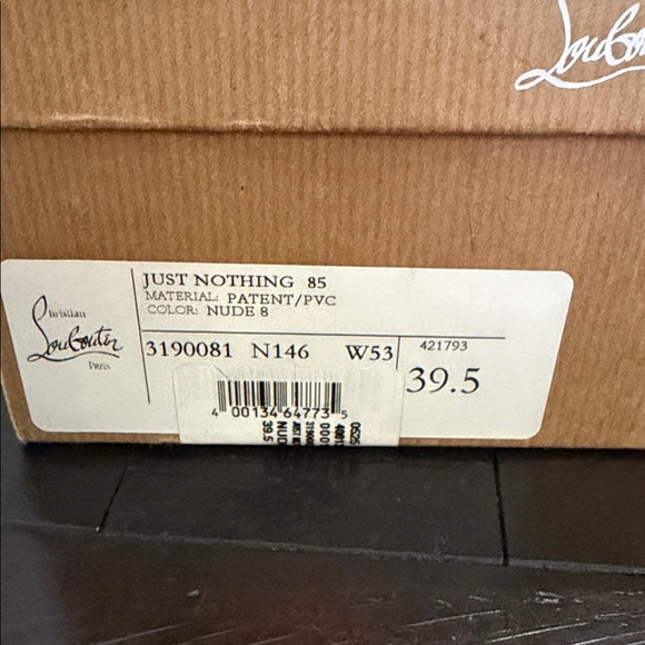 Christian Louboutin Brown Heels with Clear Straps - Picture 8 of 9